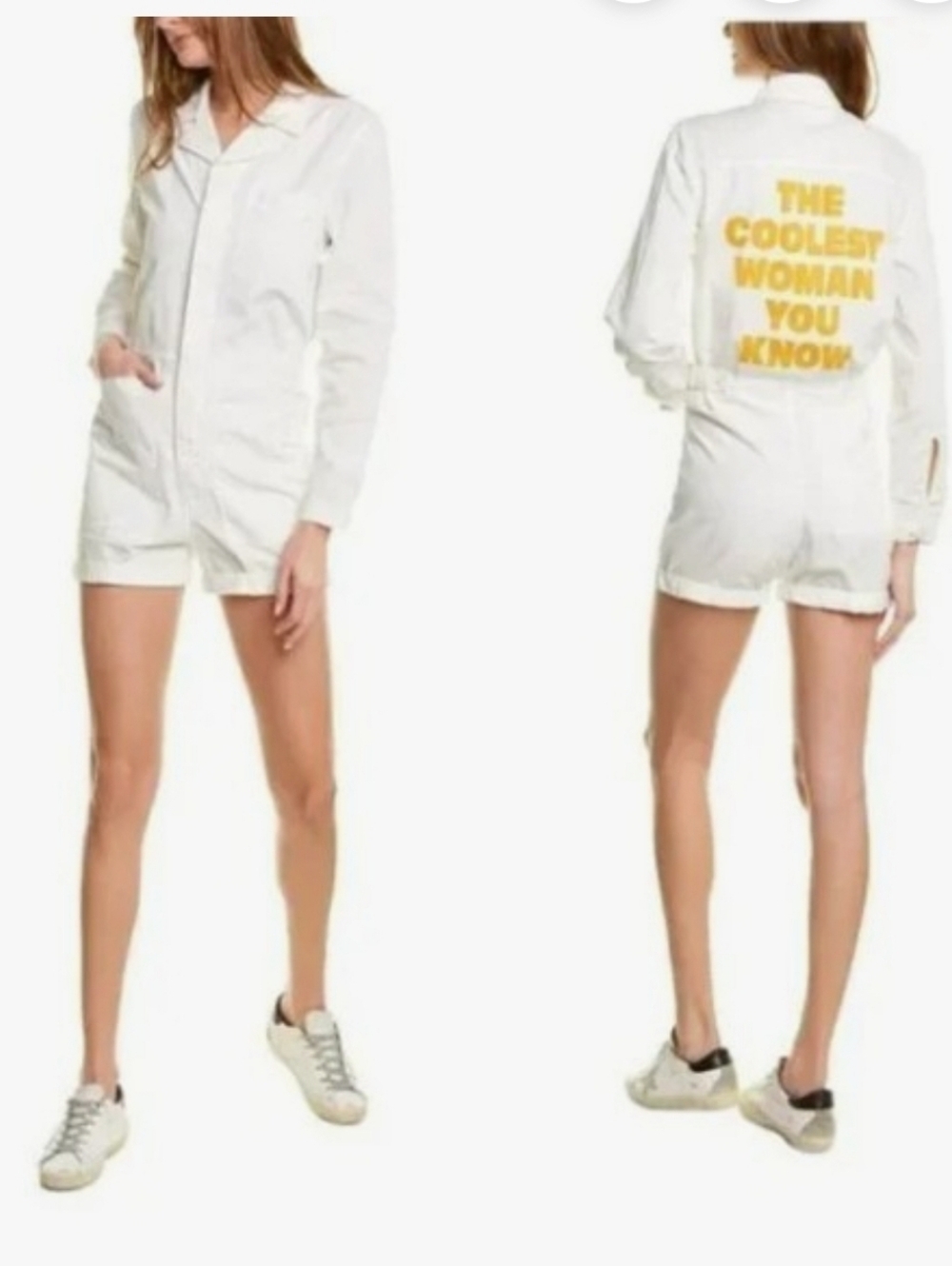 Lucky Brand "The coolest woman you know" romper size XS